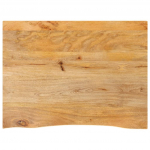 LAUAPLAAT, NATURAALSE SERVAGA, 70 X 60 X 2,5 CM, MANGOPUIT