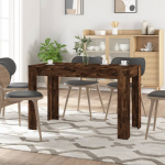 S&ouml;&ouml;gilaud, suitsutatud tamm, 120 x 60 x 76 cm, tehispuit