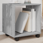 Ratastel kapp, hall sonoma tamm, 37x33x42,5 cm, tehispuit