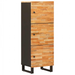 Pantrykapp riiuliga pruun 40 x 33 x 110 cm tugev mango puu