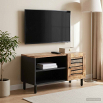 Ladustamiskapid Naturaalne 80 x 33 x 46 cm Tugev mango puu