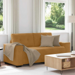 Kahekohaline diivan, pruun, 180 x 77 x 82 cm, samet