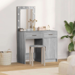 Tualettlaud sahtliga 2 tk hall 50 x 41 x 135 cm tehispuit