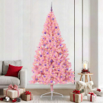 Tehis pre-lit j&otilde;ulupuu koos 300 LED-iga Roosa 240 cm PVC