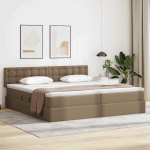 Voodi hoiukohaga ja madratsiga peaga Kapputsino 200 x 200 cm