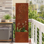 Aia privaatsuse kate rooste 50 x 140 cm kulunud teras