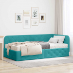 Nurga voodiraam T&uuml;rkiis 90 x 200 cm Samet