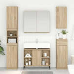 Valamukapp riiuliga ladustamisega sonoma tamm 80 x 33 x 60 cm