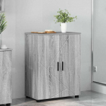 Vannitoa kapp hall sonoma 60 x 35 x 80 cm tehispuit & metall