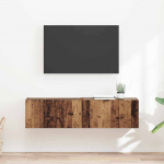 TV Seina Kapp 2 tk Vana puit 60 x 31 x 29,5 cm Tehispuit