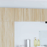 Seinakapp riga 2 tk sonoma tammes ja valges 30 x 31 x 40 cm