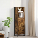 Raamaturiiul sahtliga suitsu tamm 43 x 36 x 150.5 cm tehispuit