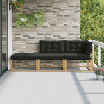 Sektsionaalne diivan padjaga Valge 241,5 x 83 x 73 cm
