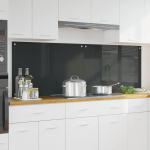 K&ouml;gi splashback 2 tk tumehall 90 x 60 cm karastatud klaas