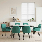 S&ouml;&ouml;gitoa Toolid 6 pcs Samet T&uuml;rkiis 59 x 59,5 x 90 cm
