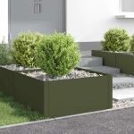 Murupiire 4 tk 60 x 60 x 35 cm Teras Oliiviroheline