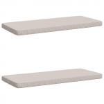 2-osaline Padi Pinkidele VUGHT 2 tk 100% Pol&uuml;ester Valge