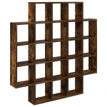 Seinariiul Suitsutatud tamm 100 x 13 x 100 cm Tehispuit