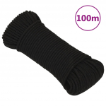 T&ouml;&ouml;k&ouml;is, must, 3 mm, 100 m, pol&uuml;ester