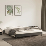 Voodiraam ilma madratsita, tumehall, 180x200 cm, samet