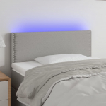 LED-voodipeats, helehall, 90x5x78/88 cm, kangas