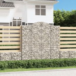 Kaarekujulised gabioonkorvid 2 tk, 200x30x200/220 cm, raud