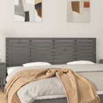 Seinale kinnitatav voodipeats, hall, 206x3x63 cm, m&auml;nnipuit