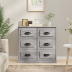Puhvetkapp, hall sonoma tamm, 70 x 35,5 x 67,5 cm, tehispuit
