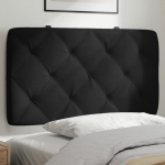 Voodipeatsi padi, must, 80 cm, samet