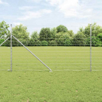 Karjamaa-aed h&otilde;bedane 25 x 1.4 m tsingitud teras