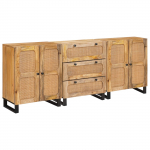 K&otilde;ide 3 tk pruun 180 x 33 x 75 cm tugev mango puu