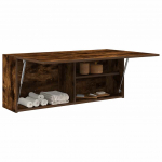 Vannitoa seinakapp, suitsutatud tamm, 100x25x40 cm, tehispuit