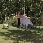 Kabintelk katusega Hall ja oranž 370 x 230 x 185 cm taft