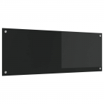 K&ouml;gi splashback must 110 x 40 cm karastatud klaas