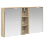 Vannitoa kapikomplekt jaoks 3 pcs 106 x 16 x 62,5 cm Tehispuit