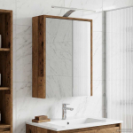 Vannitoa peeglikapp Vana puit 43 x 16 x 62.5 cm Tehispuit