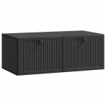 Rippuv TV kapp Must 78,5 x 41 x 30 cm Tehispuit