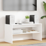 Telerikapp Valge 80 x 35 x 40 cm Tehispuit