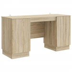 Laud riiuliga uksega Sonoma tamm 142,5 x 50 x 75 cm Tehispuit