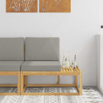 V&auml;lim&ouml;&ouml;bel L&otilde;ppdiivan Valge 91 x 63 x 73 cm Tugev akatsiapuu