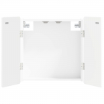 Dartboardi kapp ZWOLLE Valge 52,5 x 10,5 x 57,5 cm Tehispuit