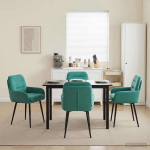 S&ouml;&ouml;gitoa Toolid 4 pcs Samet T&uuml;rkiis 59 x 59,5 x 90 cm