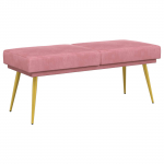 Kahekordne pink Roosa 120 x 45 x 46 cm Samet