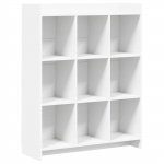 Raamatukapp Valge 87,5 x 30 x 111 cm Tehispuit