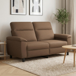 Diivan Pruun 178 x 90 x 95 cm kangas