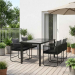 Aia s&ouml;&ouml;gilaudade komplekt 5 pcs Must ja Anthracite