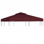 Kahekordne varjualuse katus 310 g/m&sup2; 3 x 3 m, bordoo