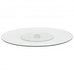 P&ouml;&ouml;rlev serveerimisplaat, l&auml;bipaistev, 60 cm, karastatud klaas