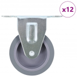 Fikseeritud rattad, 12 tk, 75 mm