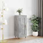 Puhvetkapp, betoonhall, 34,5 x 34 x 90 cm, tehispuit